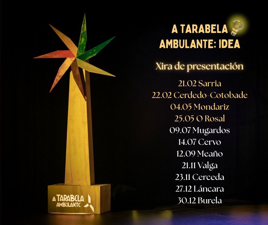 Xira de presentación: A Tarabela Ambulante: IDEA.