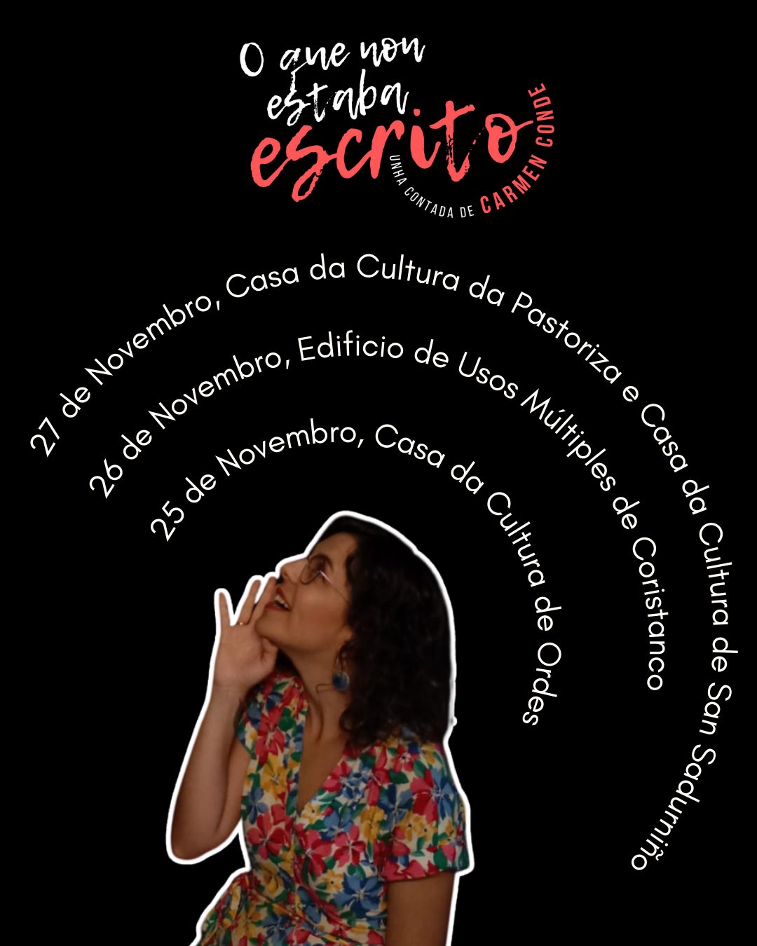 Esta semana, Carmen Conde estará participando no peche do programa #Aloumiños con #OQueNonEstabaEscrito