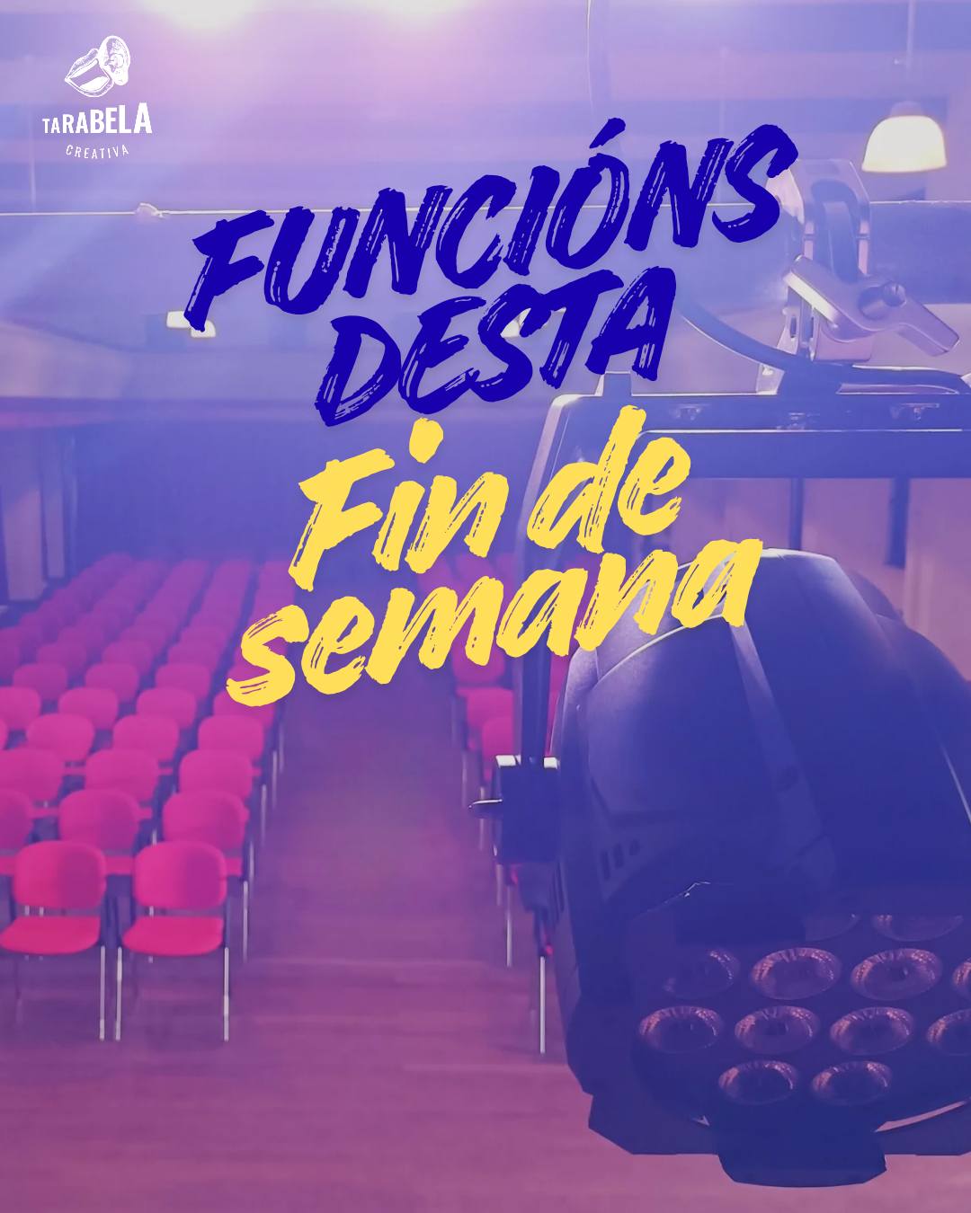 Esta fin de semana temos tres novas citas: